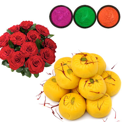 "Flowers, Sweets N Holi - code01 - Click here to View more details about this Product